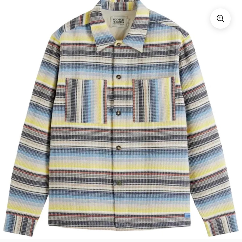 Scotch & Soda Multicolor Textured Shirt